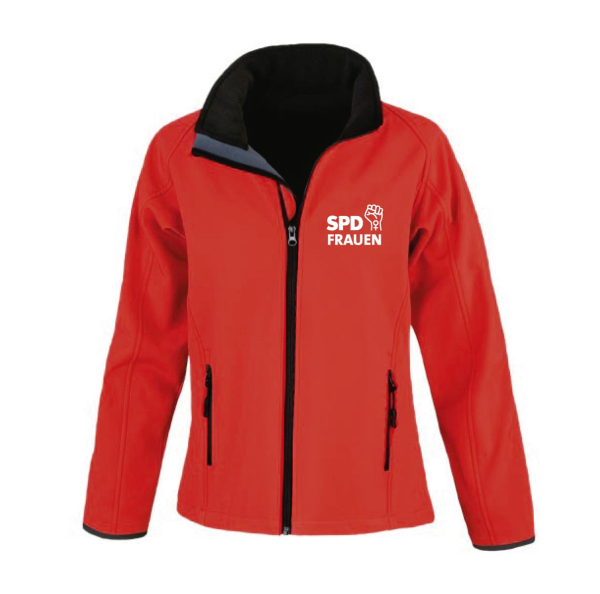 SPD Frauen Softshell Jacke light